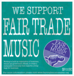 we support fair trade music