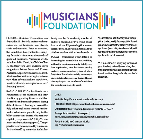 musicians foundation