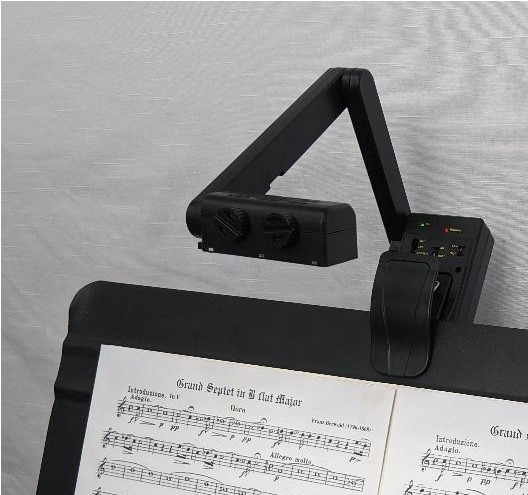 Headaches, eye fatigue, or stiff neck or shoulder? 
It might be your music stand lighting. 